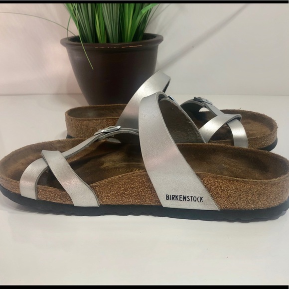 silver mayari birkenstocks